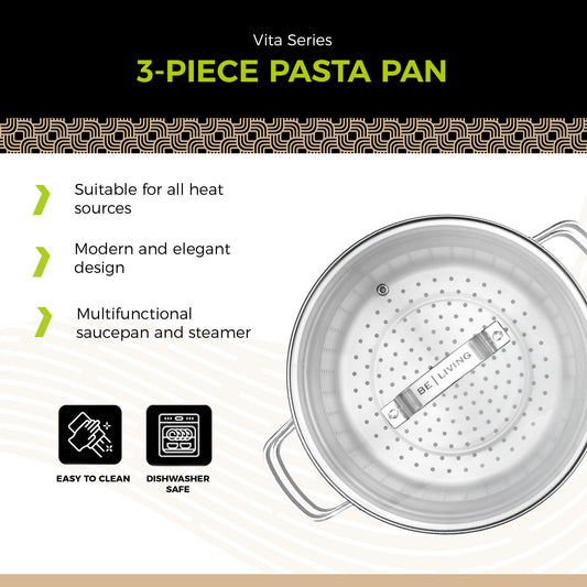 ecomposer-3Pcs Pasta Pan