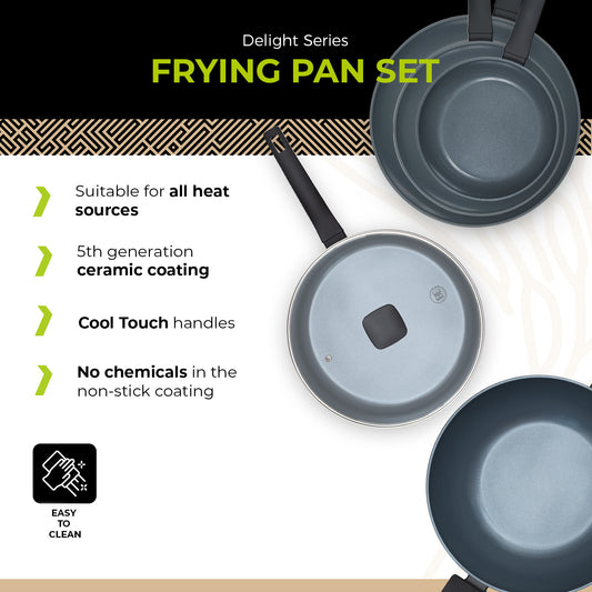BE | LIVING Delight Series Pan Set - 5 Pieces