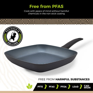BE | LIVING Delight Series Grill Pan Ø 28 cm – Black