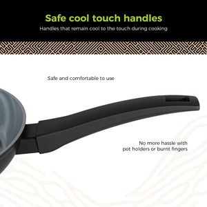 BE | LIVING Delight Series Grill Pan Ø 28 cm – Black
