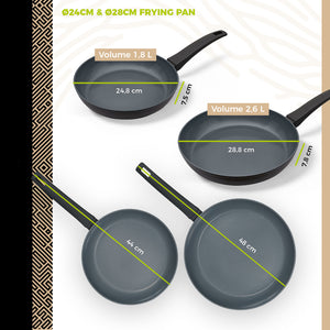 BE | LIVING Delight Series Pan Set 4 Pieces
