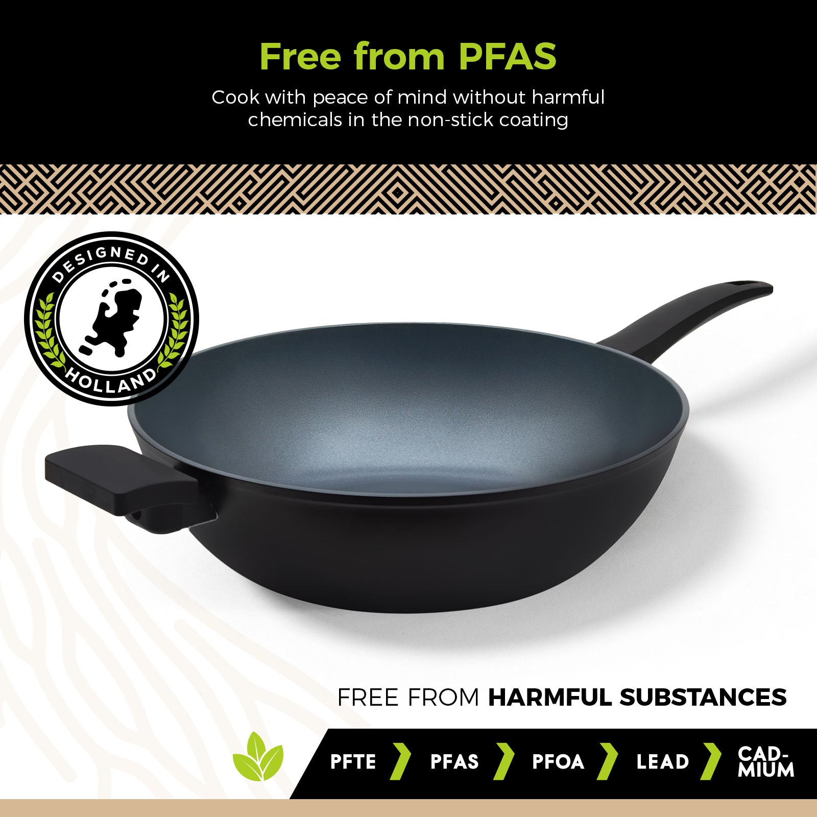 BE | LIVING Delight Series Wok Ø 32 cm