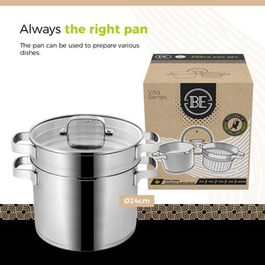 ecomposer-3Pcs Pasta Pan 