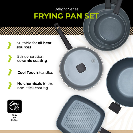 BE | LIVING Delight Series Pan Set - 6 Pieces