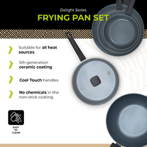 BE | LIVING Delight Series Pan Set - 5 Pieces