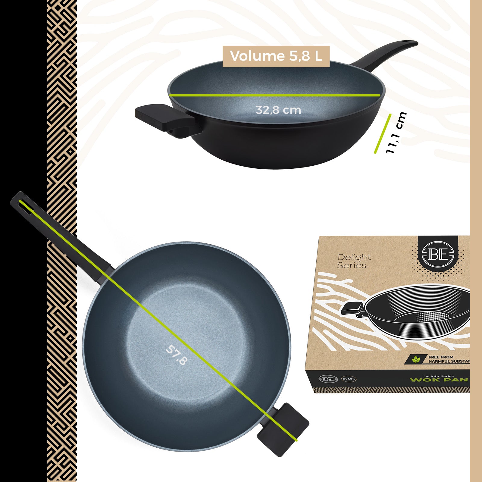 BE | LIVING Delight Series Pan Set - 5 Pieces