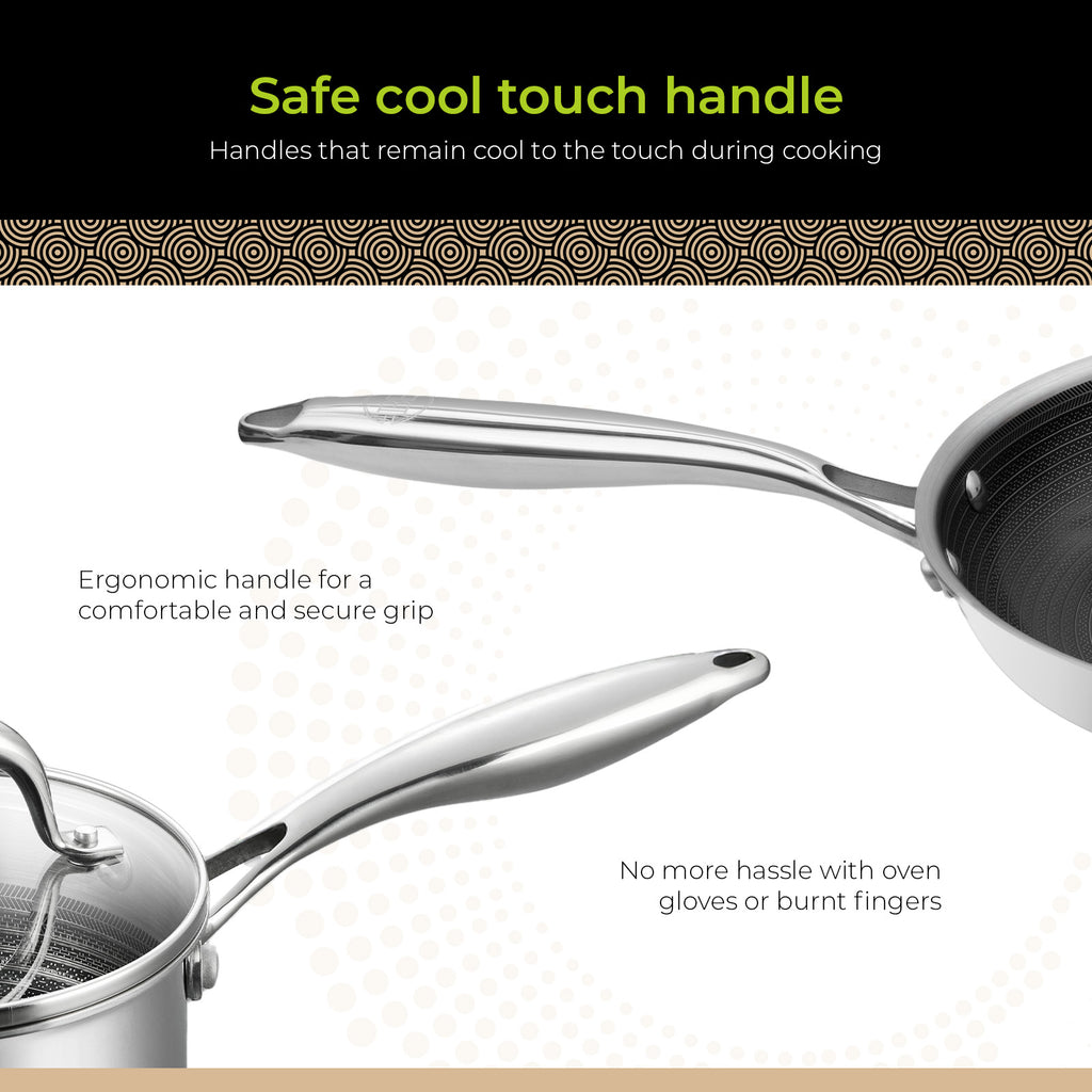 BE Living CIRCLAD Series 12-Piece Nonstick Cookware Set