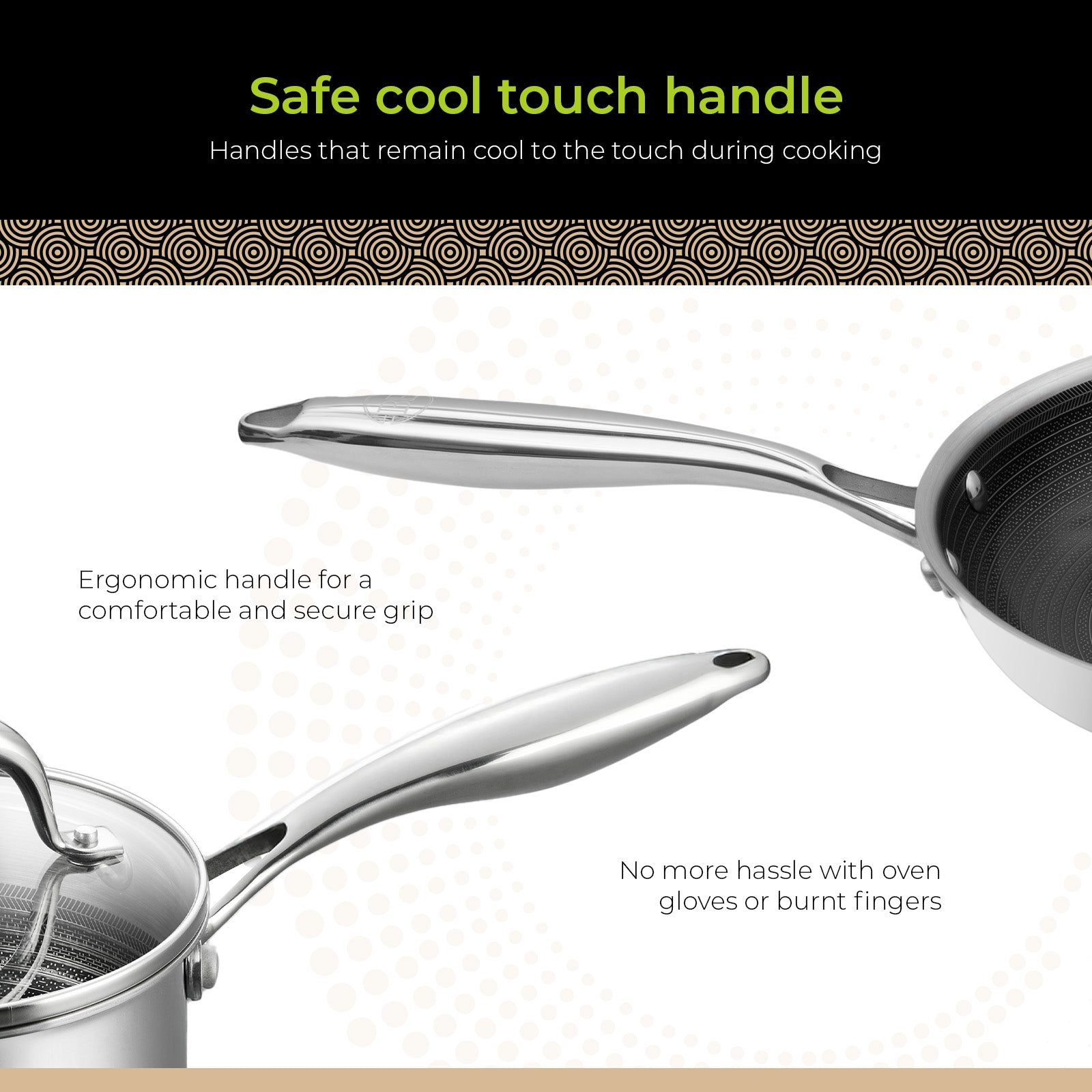 BE | LIVING CIRCLAD Series 12-Piece Nonstick Cookware Set