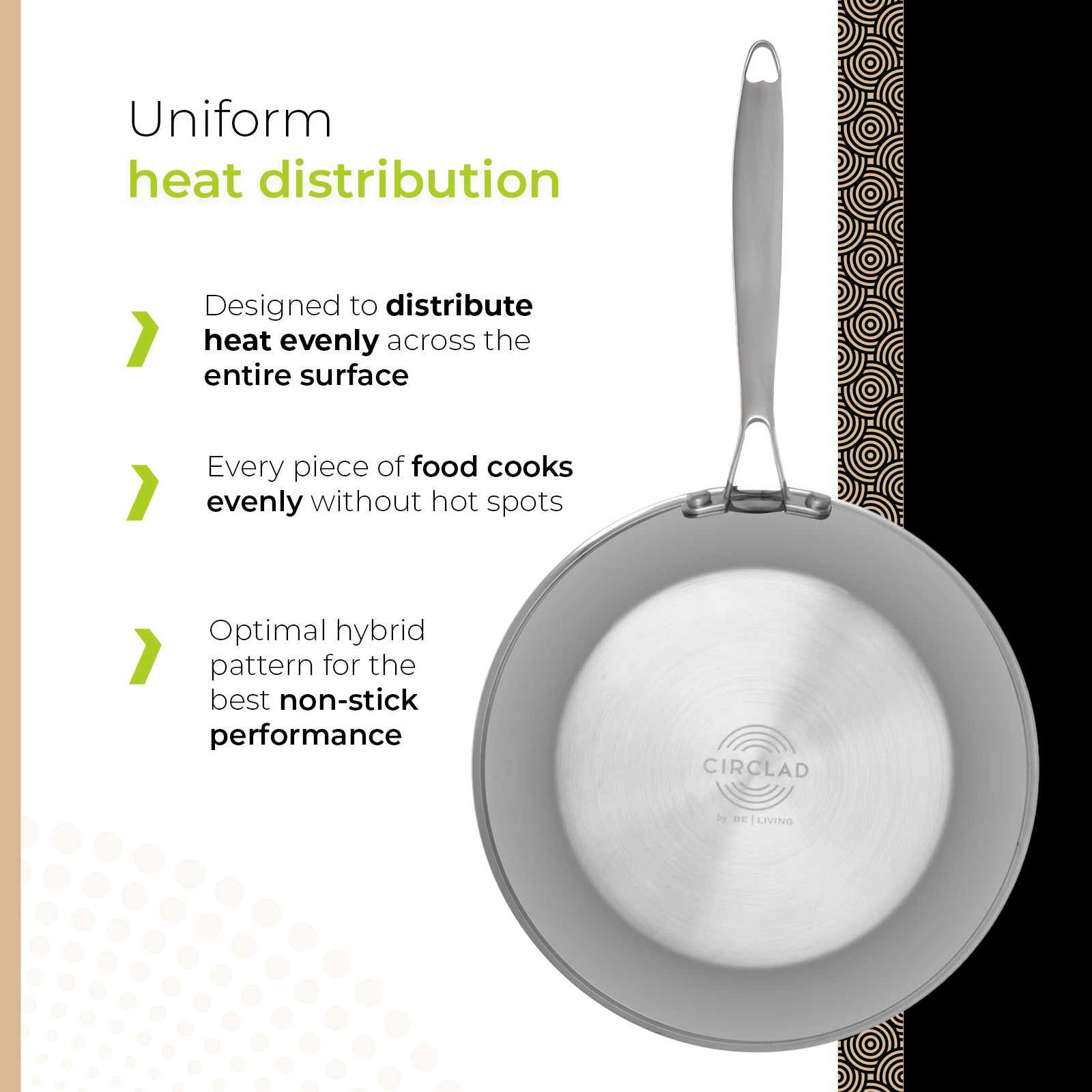 BE | LIVING CIRCLAD Series 12-Piece Nonstick Cookware Set