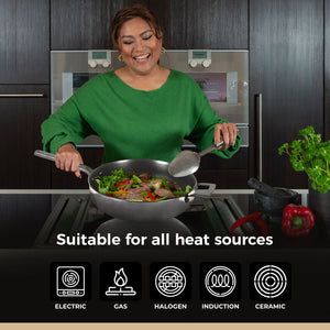 BE Living Eon Series Sauté Pan with Lid 5 qt / Ø 11" (Titanium)